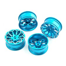 4 pezzi mozzo ruota in lega RC auto drift cerchio ruota adatto per 1/10 RC auto olio auto tram camper