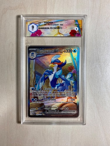 Pokemon card graad - 9, quaquaval
