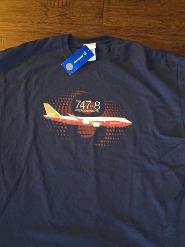 Shirt boeing 747 - boeing, blu