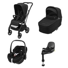 Maxi Cosi - Trio Leona 2 + Navicella Sense + Ovetto Pebble 360 Pro + Base Family