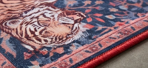 Tappeto tigre fatto mano - tigre,