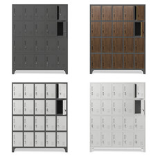 Armadietto spogliatoio Armadio metallico 20 Scomparti Fessure di ventilazione