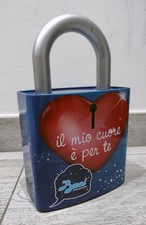 SALVADANAIO BACI PERUGINA LUCCHETTO AMORE LATTA