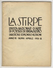 STIRPE (LA). Rivista nazionale