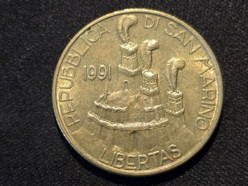 San marino 200 lire - lire, 1991