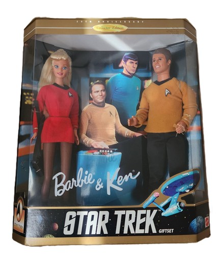 Star trek barbie - star, ken