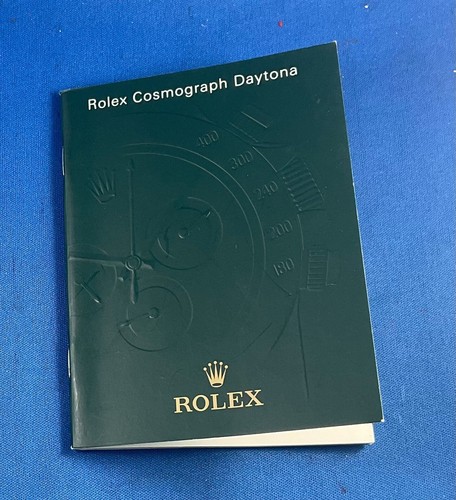 Rolex daytona instruction 2010 - daytona,