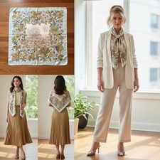 NUOVA sciarpa seta vintage