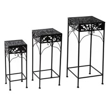 SET 3 PEZZI PIEDISTALLO PORTA