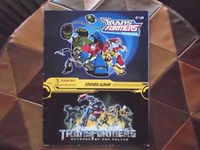 album figurine Trans formers animated panini 2009