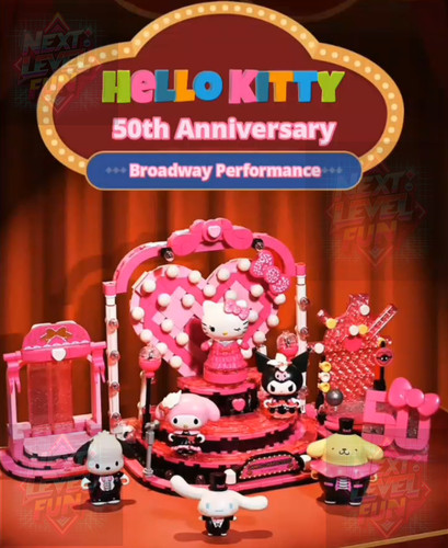 Set blocchi costruzioni sanrio - costruzioni,