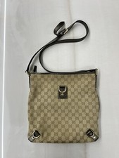 GUCCI Borsa Tessuto Guccissima con Tracolla e Dettagli Metallizzati
