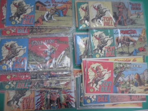 Lotto fumetti tom bill - lotto,
