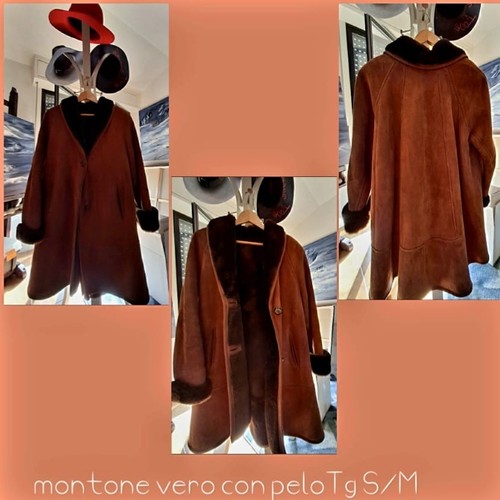 Giacca montone con - montone,, pelo
