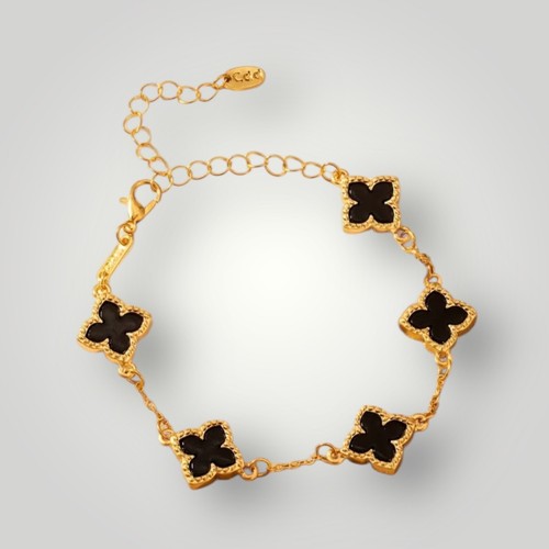 Bracciale quadrifoglio unisex - quadrifoglio,