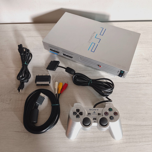 Sony ps2 fat satin - ps2, silver