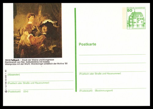 Brd 1980 cartolina - brd,