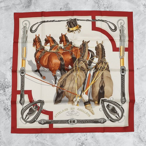 Sciarpa seta hermes carre - hermes,