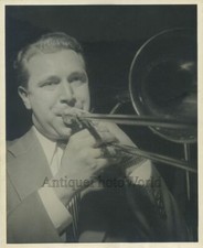 Jazz Trombone Giocatore Antico
