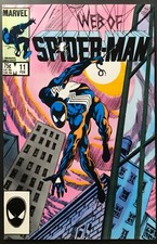 Web Of Spiderman 1 - 22 scegli dal 1985 Marvel Comics Originali USA Black Suite