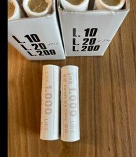 NL* ITALIA Rotolino 50 Pezzi 20 LIRE BRONZO 1991 FDC ASSOLUTO da rotolino ORIGIN