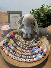 🌟 Catenelle Porta Ciuccio Personalizzate – Fatto a Mano con Amore! 🌟