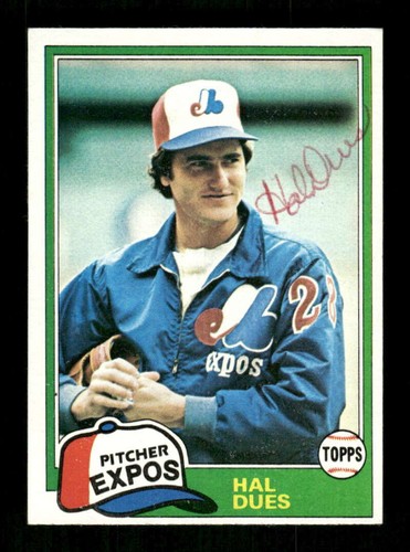 1981 topps hal dues - hal,
