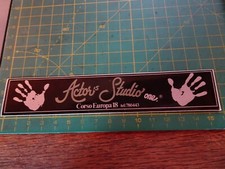 adesivo vintage sticker kleber actor's studio one corso europa