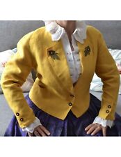 GIACCA LINO IN STILE TIROLESE  tg48 Vintage