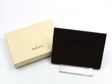Rolex Portacarte Vera Pelle Marrone Uomo Idea Regalo Gadget Collezioni Lusso New