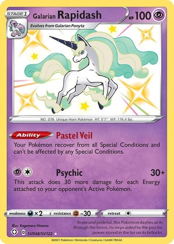 Galarian rapidash - galarian,