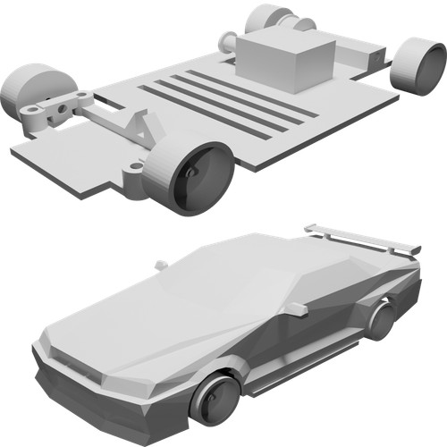 Telaio mini drift per - mini,