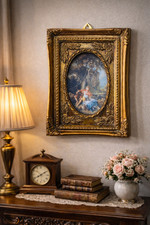 Quadro cornice dorata barocca