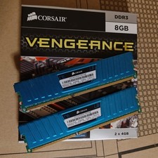 Corsair Vengeance DDR3 8GB (2x4GB) 1600MHz CL9 – Kit RAM PC