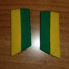 Mostrine in panno Fanteria 114° Mantova - Esercito Italiano - usato - anni 50/60