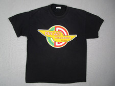 Vintage Ducati Meccanica Shirt Mens Large Black Hanes Beefy Bologna Moto Italy