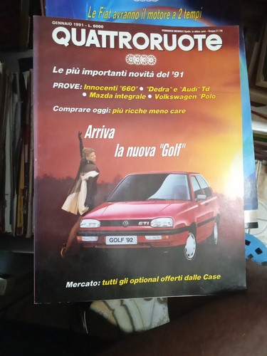 Rivista quattroruote gennaio - rivista,