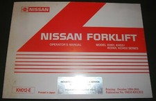 Nissan KH01 KH02 KCH01 KCH02