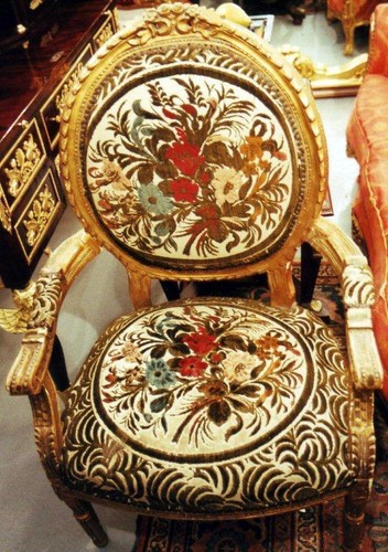 Palazzo oro trono poltrona - re,