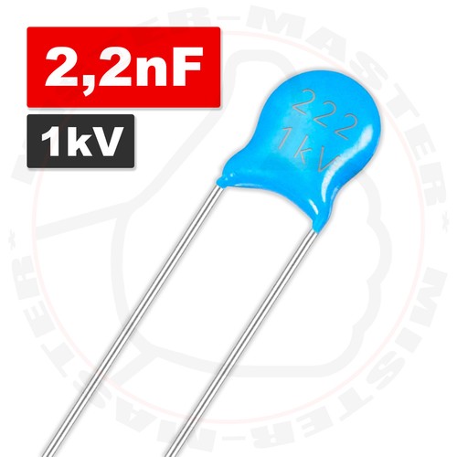 2nf 1kv 222 - 2,2nf, condensatore