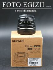 NEEWER HD-MC 25MM F1.8 APS-C MULTI COATED PER FUJI XF XA7 XT30 XPRO GAR. 6 MESI