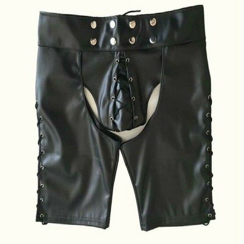 Shorts finta pelle - pelle, da