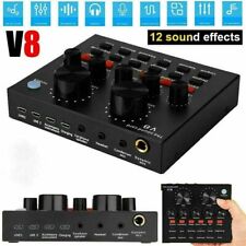 Mixer audio live multifunzionale Bluetooth con volume regolabile per Pc micro