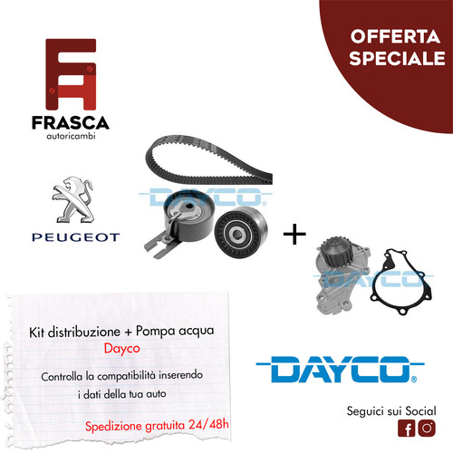 Kit distribuzione pompa acqua - pompa,