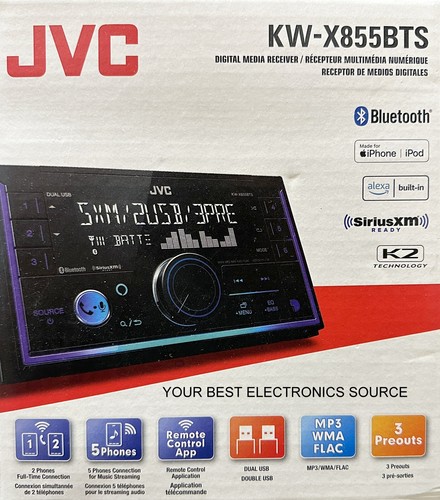 Nuovo jvc x855bts din - nuovo,