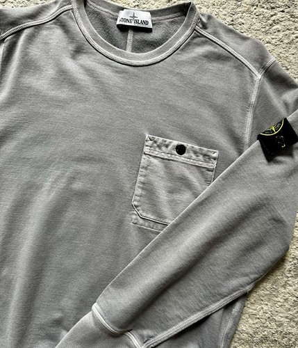 Stone island grey sweatshirt - grey,