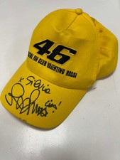 Cappello Motocross VALENTINO ROSSI SIGNED AUTOGRAFO shirt trikot Sombrero Hat
