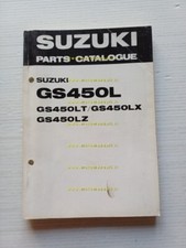 Suzuki GS 450 L (T-X-Z) 1982 catalogo ricambi originale moto parts catalogue