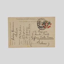 Cartolina in franchigia Esercito 136° Fanteria Zona di Guerra VG 1915