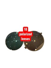 lenti occhiali da sole made italy vintage STOCK neutre colorate polarizzate 18